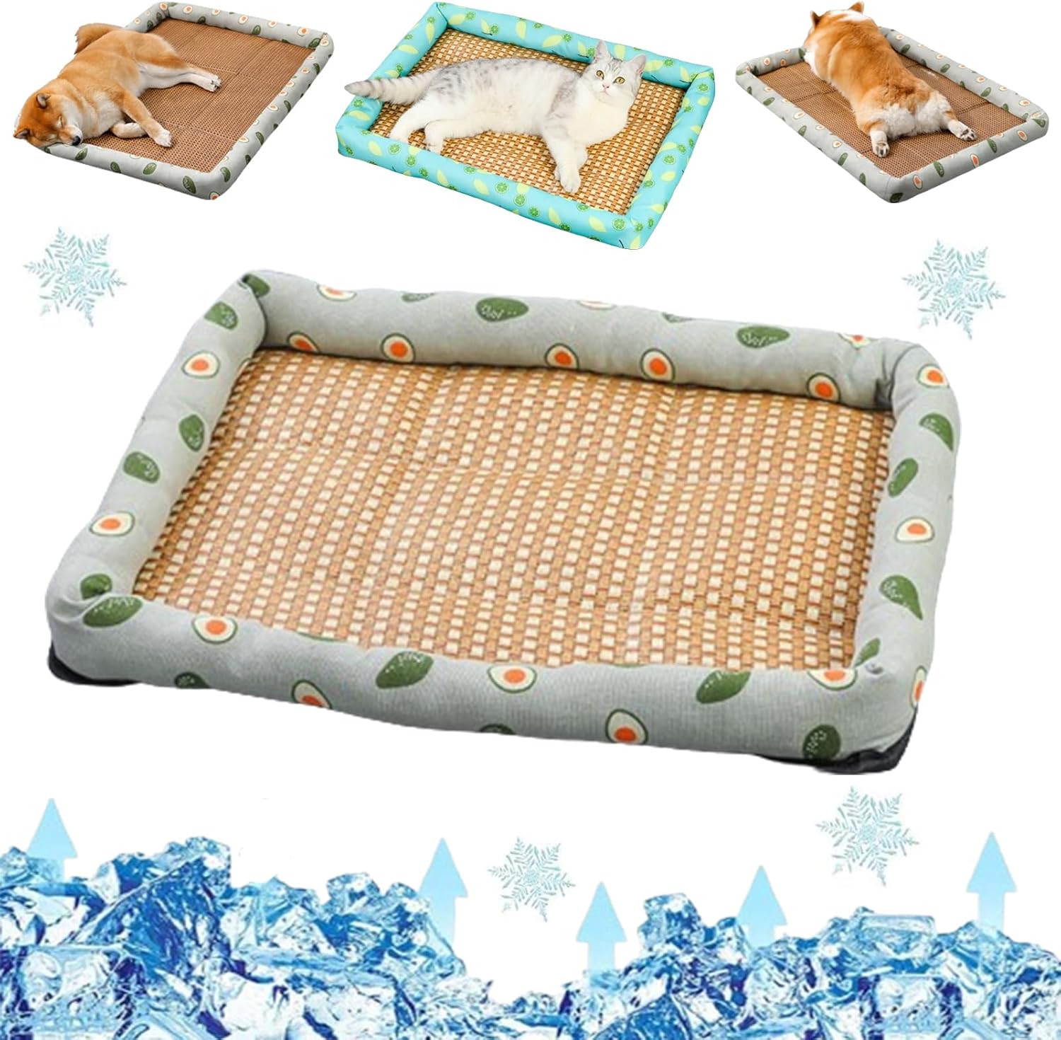 Breathable Rattan Cooling Pet Bed - Image 10