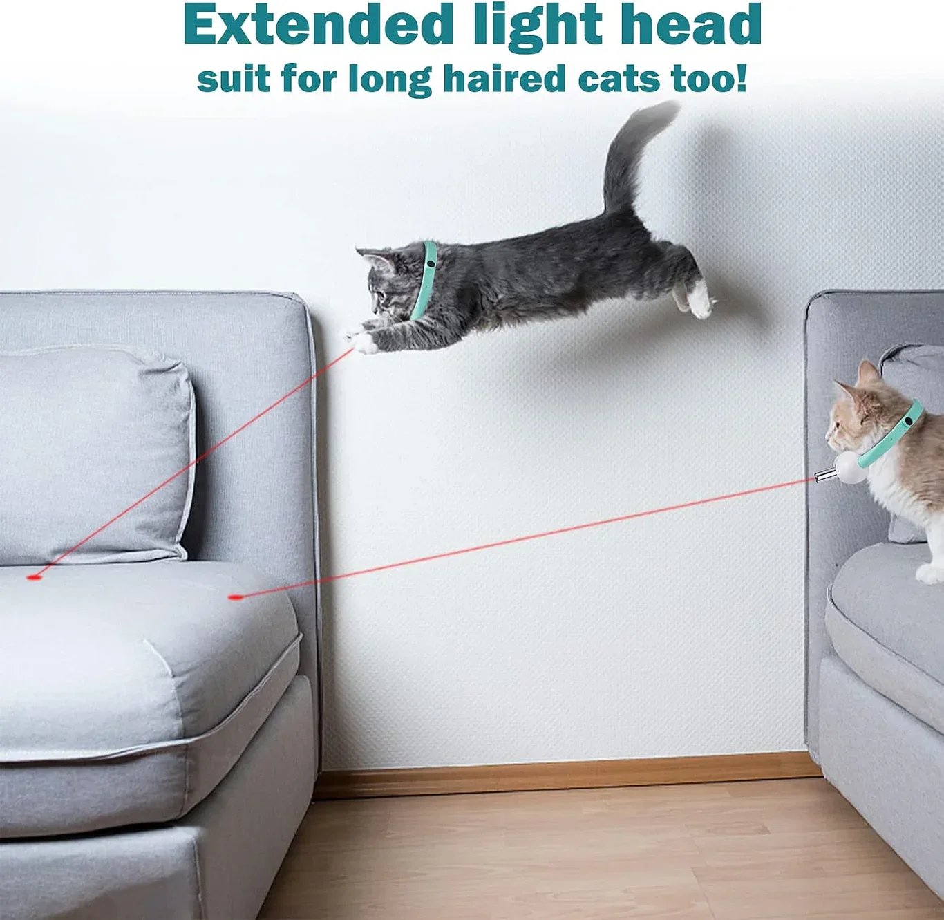 Interactive Cat Collar Laser Toy - Image 5