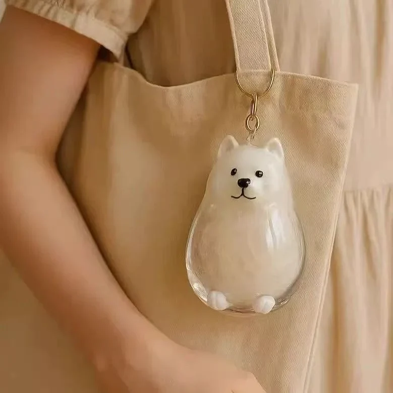 Cat and Dog Hair Keepsake Capsule Pendant Keychain - Image 19