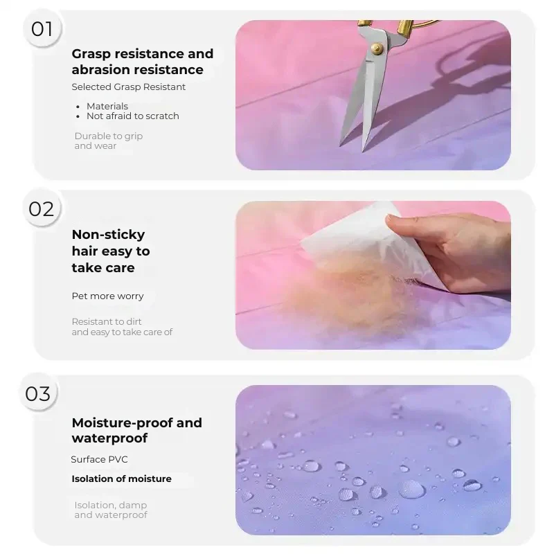 Summer Rainbow Cooling Pet Bed with Ice Crystal Gel - Image 5