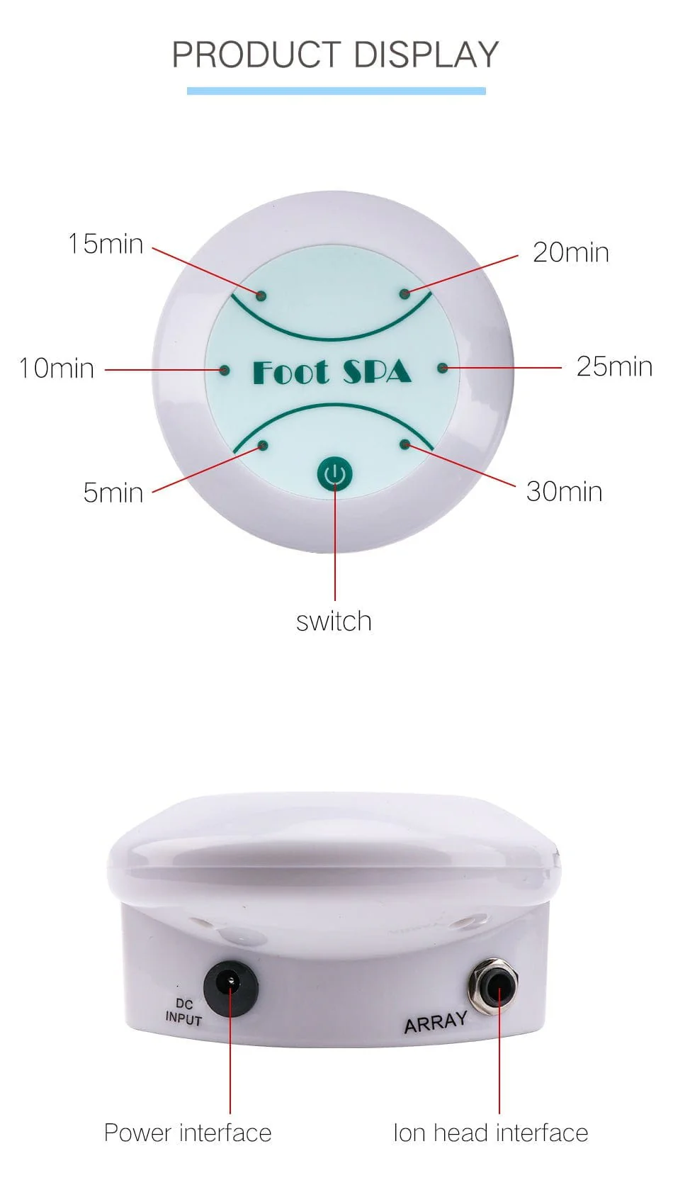 DrVerd™ Portable Ionic Detox Foot Bath Machine - Image 5