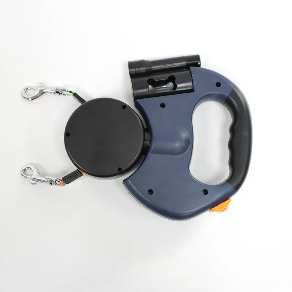 Dual Dog Leash with Tangle-Free Swivel & LED Light - Image 5