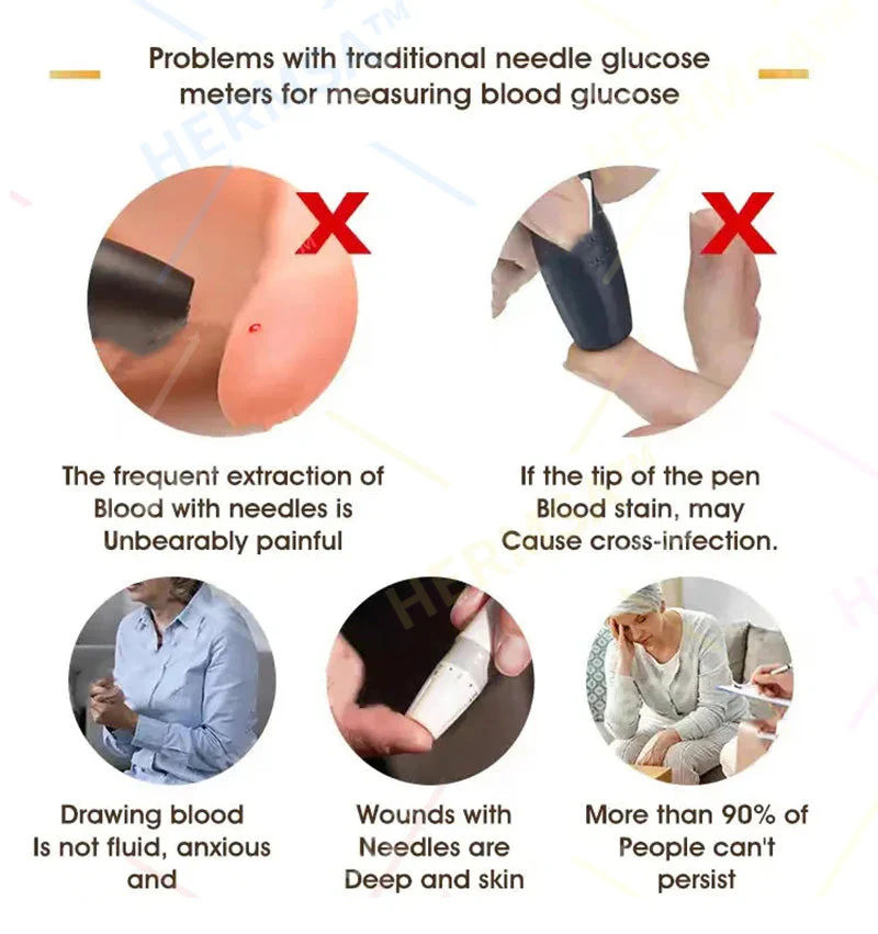 HERMSA™ High-Precision Multi-Purpose Non-Invasive Medical Device(For Blood Glucose, Blood Oxygen, and Blood Pressure Monitoring)[99.9% Accuracy] - Image 3
