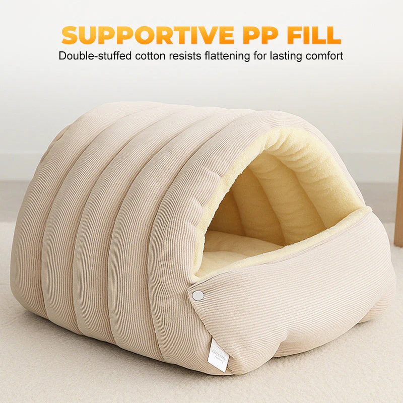 PetCalm™ – Plush Pet Cave Bed - Image 8