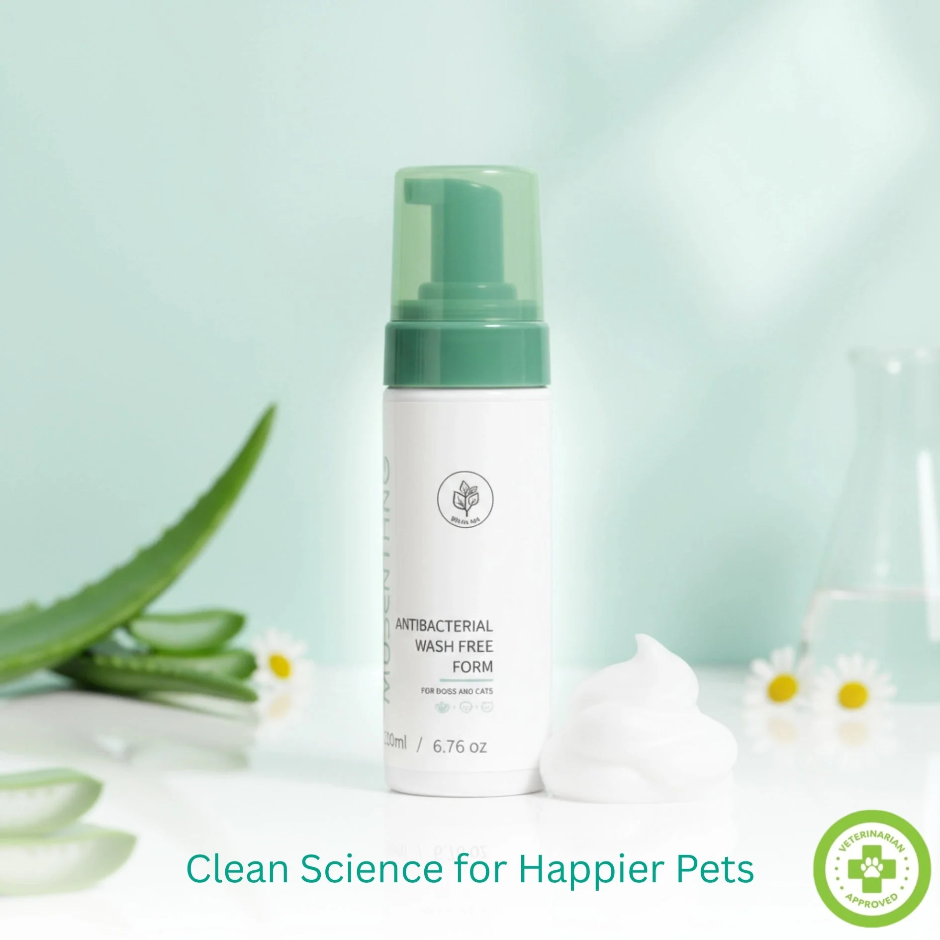 PetCalm™ Whitening Foam- For Pets Who Protest Baths