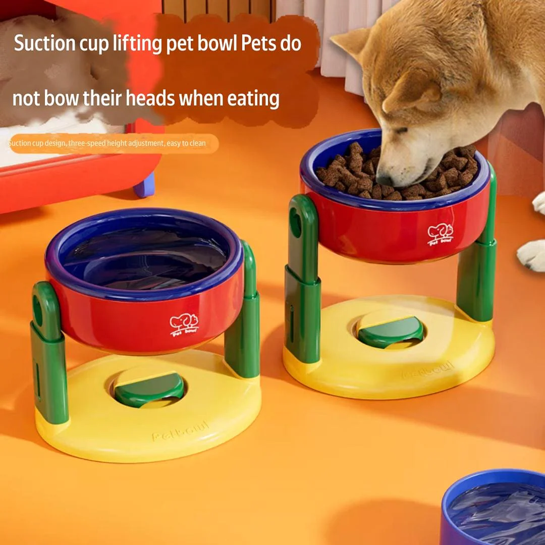Suction lifting Adjustable Pet Bowl Cup Success - Image 2