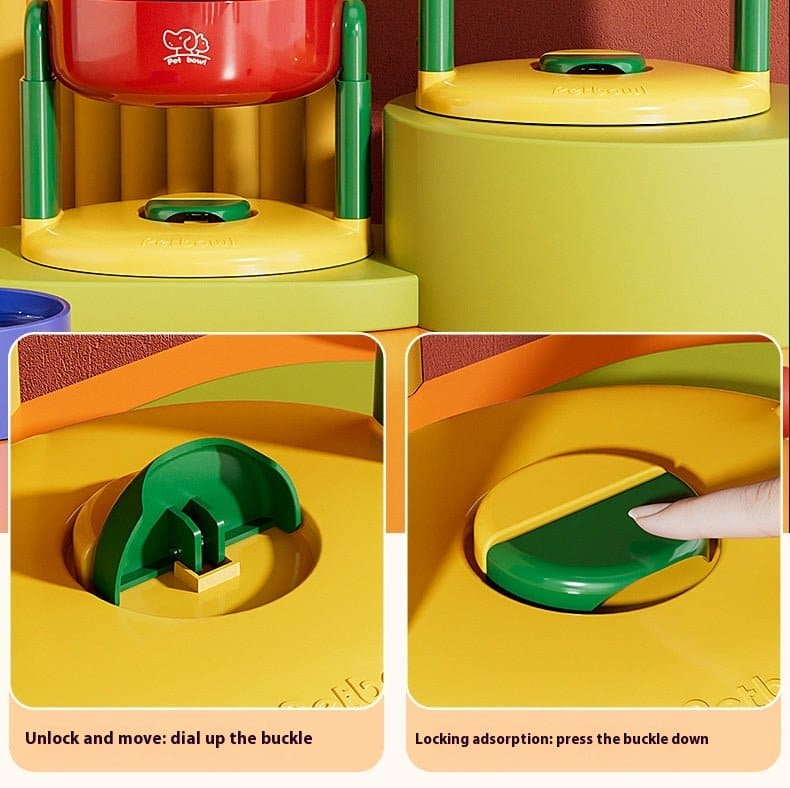 Suction lifting Adjustable Pet Bowl Cup Success - Image 3