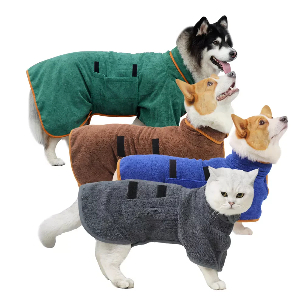 Super absorbent pet bathrobe - Image 7