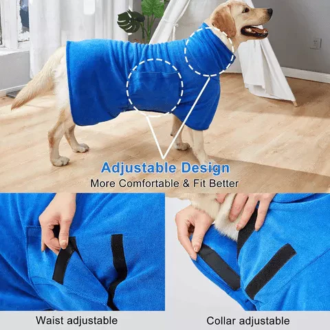 Super absorbent pet bathrobe - Image 9