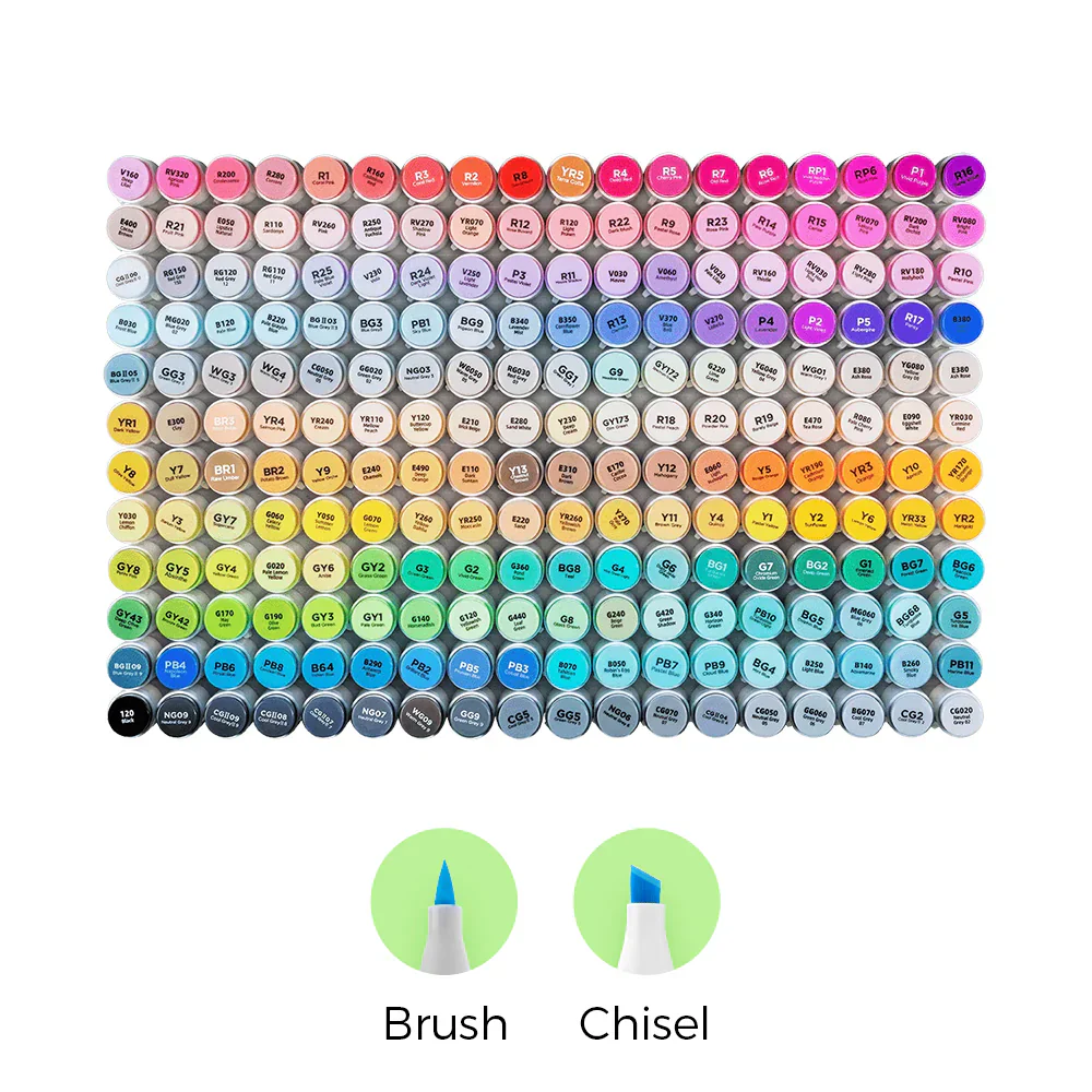 Dual Tips Alcohol Art Marker - Image 15