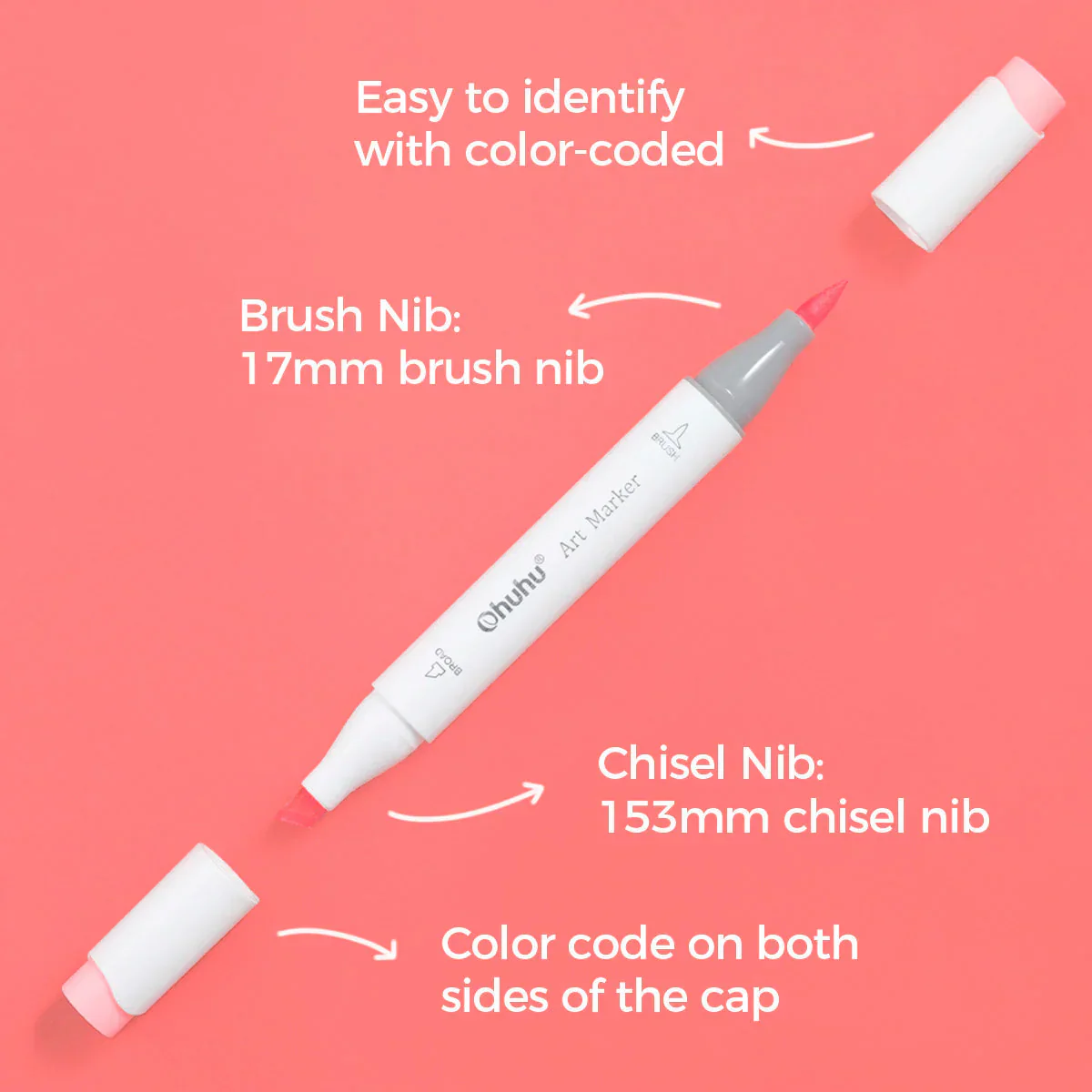Dual Tips Alcohol Art Marker - Image 4
