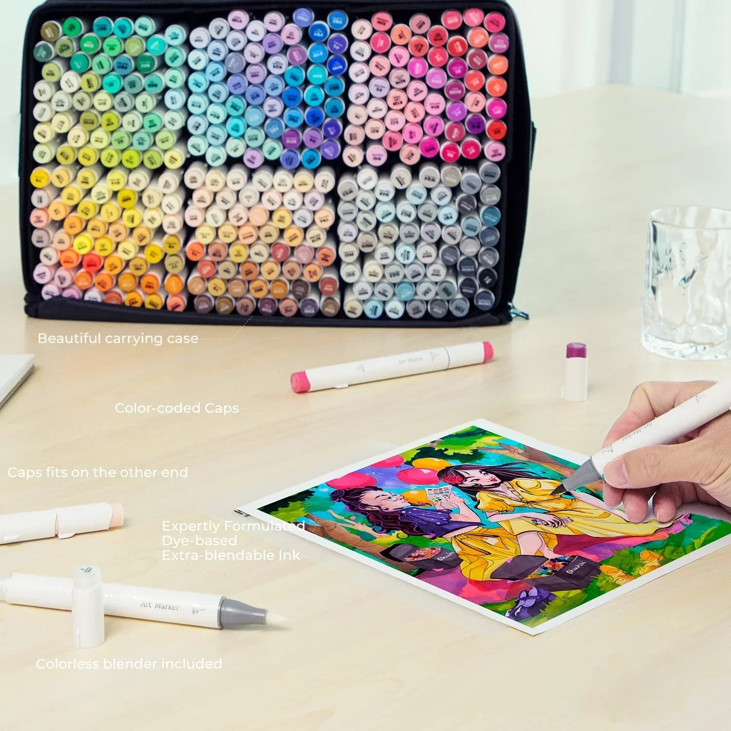 Dual Tips Alcohol Art Marker - Image 6