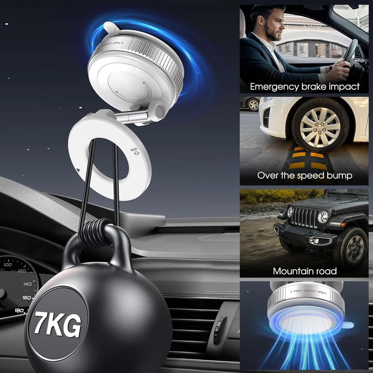 Vacuum Magnetic Phone Holders for Car - Image 9